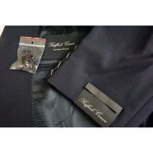 Raffaele Caruso Sartoria Parma Blue Loro Piana Winter S130s 2 PC Suit 46R NEW